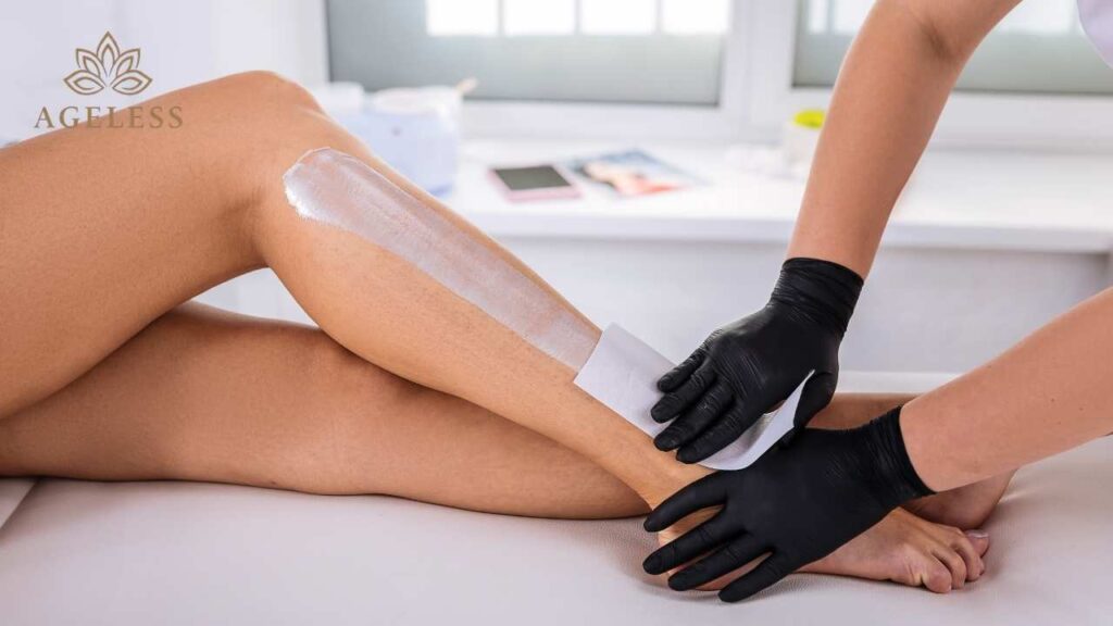 Side-by-side comparison of waxing versus laser hair removal