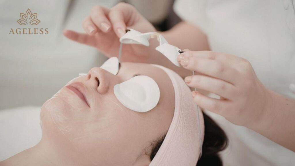 Q-switched laser device treating facial pigmentation