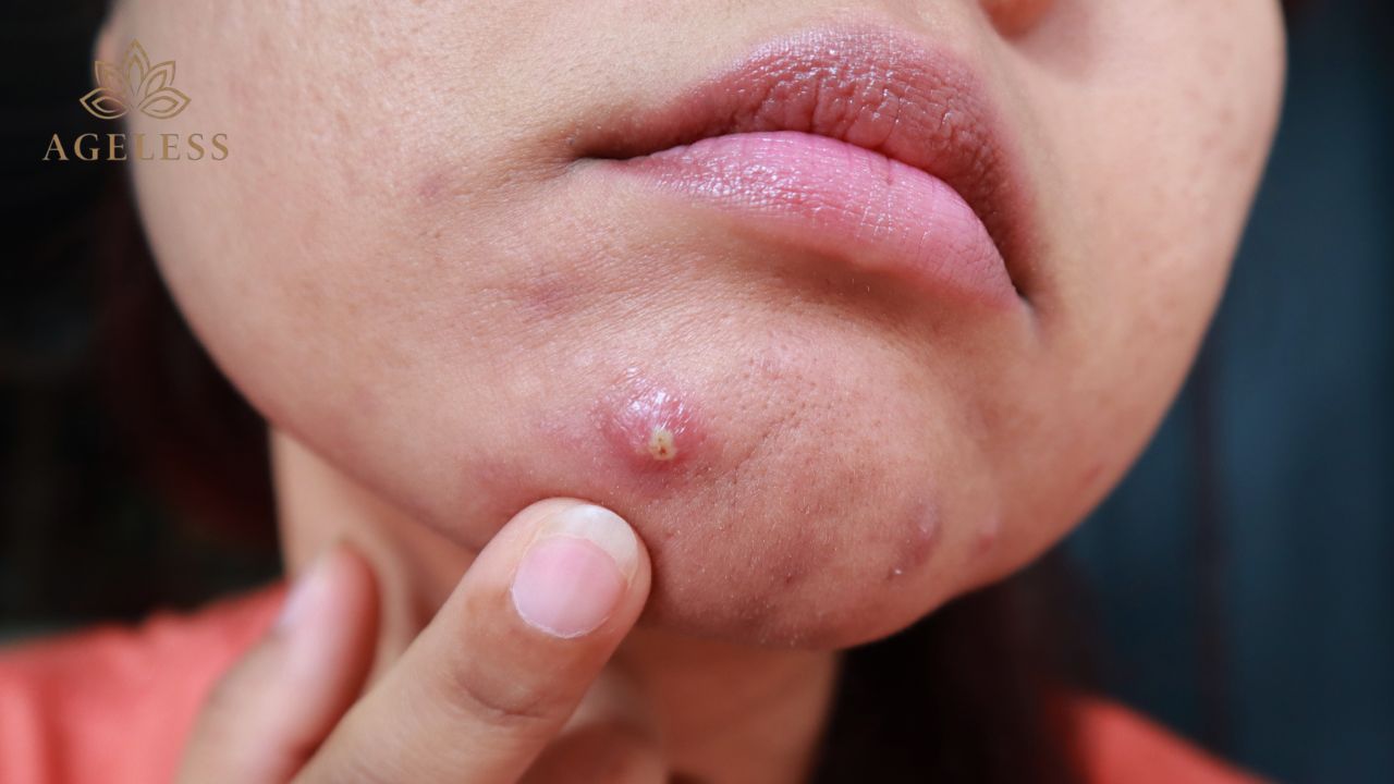 Acne scar removal consultation at Ageless Skin & Hair Clinic in Tirupati